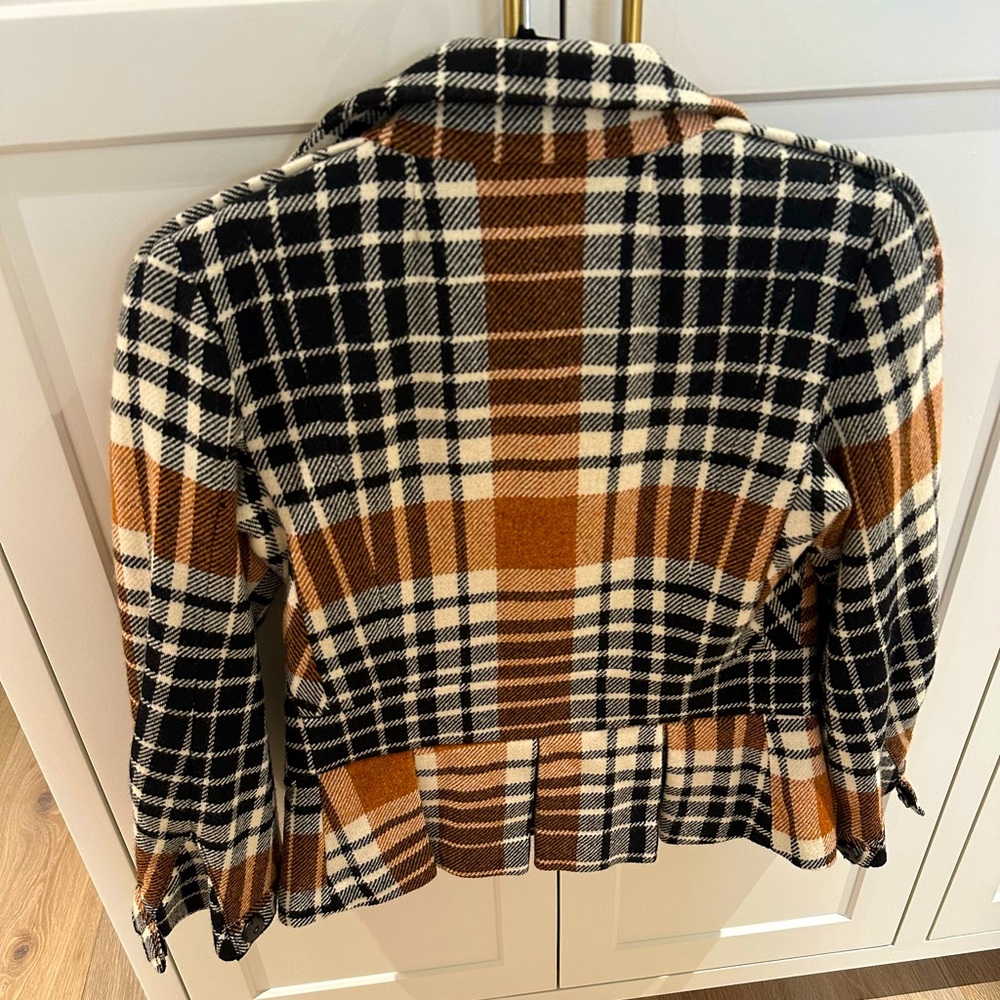 Rare- Vintage- L.A.M.B. Plaid jacket size 6 blazer coat - Picture 4 of 11